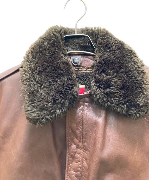 Schott（ショット）Schott (ショット) ライナー付きA-2 レザーフライトジャケット ブラウン サイズ:４２の古着・服飾アイテム