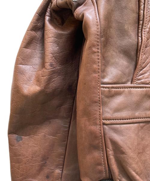 Schott（ショット）Schott (ショット) ライナー付きA-2 レザーフライトジャケット ブラウン サイズ:４２の古着・服飾アイテム