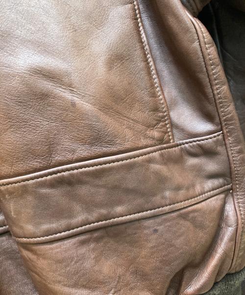 Schott（ショット）Schott (ショット) ライナー付きA-2 レザーフライトジャケット ブラウン サイズ:４２の古着・服飾アイテム