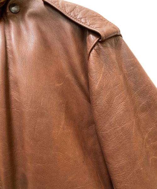 Schott（ショット）Schott (ショット) ライナー付きA-2 レザーフライトジャケット ブラウン サイズ:４２の古着・服飾アイテム
