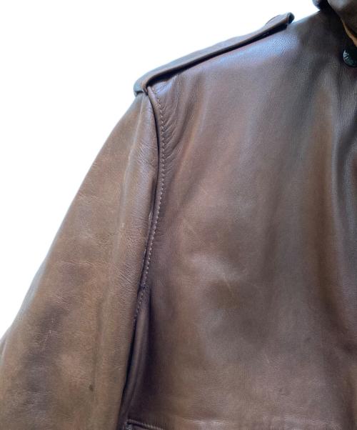 Schott（ショット）Schott (ショット) ライナー付きA-2 レザーフライトジャケット ブラウン サイズ:４２の古着・服飾アイテム
