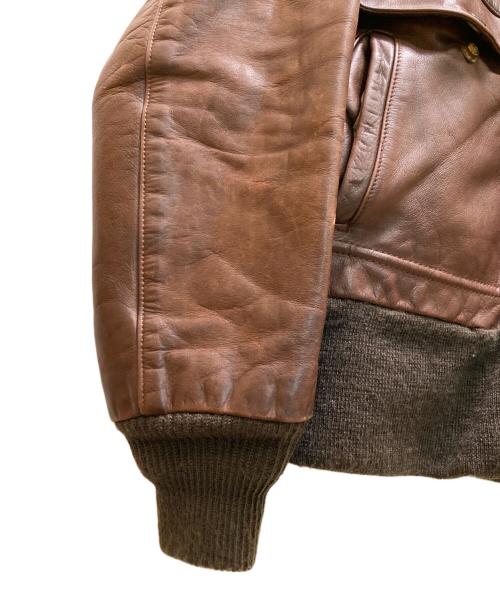 Schott（ショット）Schott (ショット) ライナー付きA-2 レザーフライトジャケット ブラウン サイズ:４２の古着・服飾アイテム