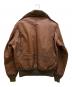 Schott (ショット) ライナー付きA-2 レザーフライトジャケット ブラウン サイズ:４２：30000円