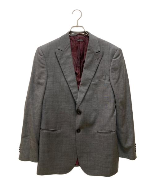 GIORGIO ARMANI（ジョルジオアルマーニ）GIORGIO ARMANI (ジョルジオアルマーニ) 2Bテーラードジャケット グレー サイズ:４８の古着・服飾アイテム