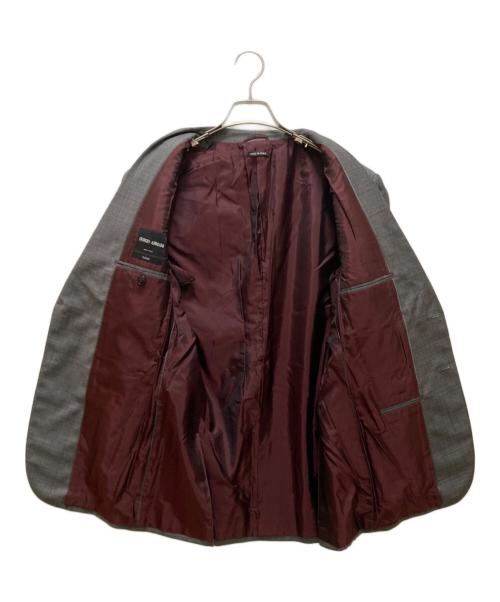 GIORGIO ARMANI（ジョルジオアルマーニ）GIORGIO ARMANI (ジョルジオアルマーニ) 2Bテーラードジャケット グレー サイズ:４８の古着・服飾アイテム