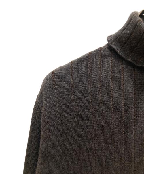 HERMES（エルメス）HERMES (エルメス) カシミヤ混タートルネックニット グレー サイズ:ｌの古着・服飾アイテム