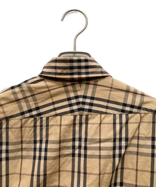 BURBERRY BLACK LABEL（バーバリーブラックレーベル）BURBERRY BLACK LABEL (バーバリーブラックレーベル) ノバチェックシャツ ベージュ サイズ:２の古着・服飾アイテム