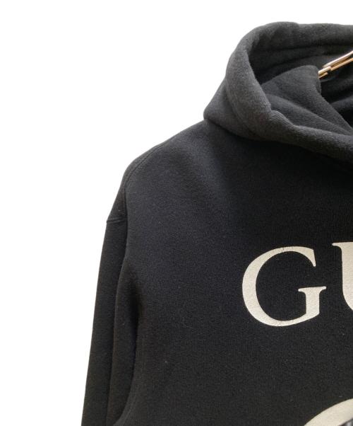 GUCCI（グッチ）GUCCI (グッチ) インターロッキングGフーディー ブラック サイズ:Mの古着・服飾アイテム