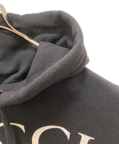 GUCCI（グッチ）GUCCI (グッチ) インターロッキングGフーディー ブラック サイズ:Mの古着・服飾アイテム