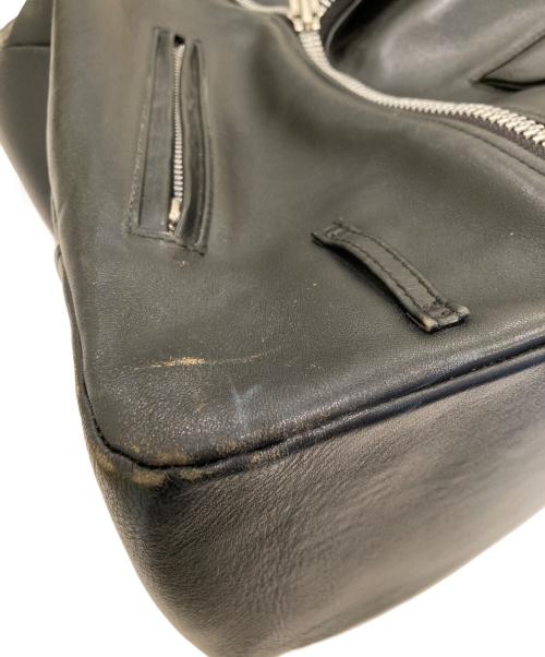 Schott（ショット）Schott (ショット) レザー ライダース トートバッグ ワンスター ブラックの古着・服飾アイテム