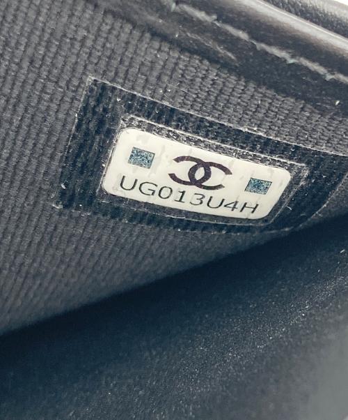CHANEL（シャネル）CHANEL (シャネル) スモールフラップウオレット ブラックの古着・服飾アイテム