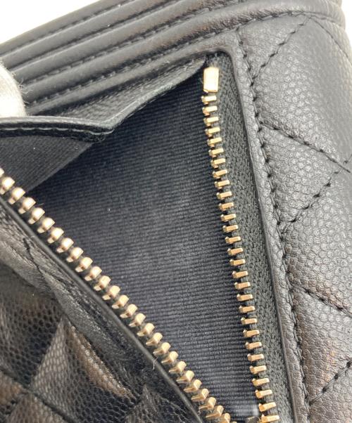 CHANEL（シャネル）CHANEL (シャネル) スモールフラップウオレット ブラックの古着・服飾アイテム