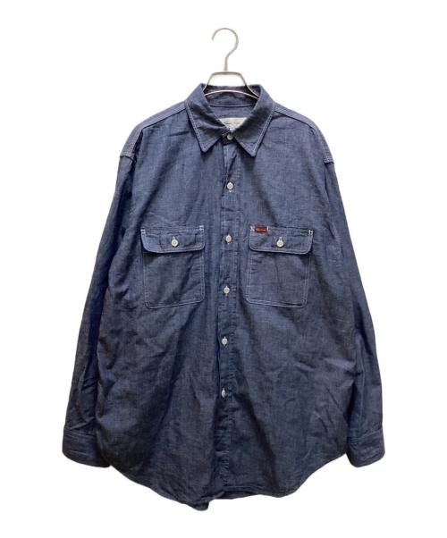 Time is on（タイムイズオン）Time is on (タイムイズオン) クラシックシャンブレーシャツ インディゴ サイズ:１の古着・服飾アイテム