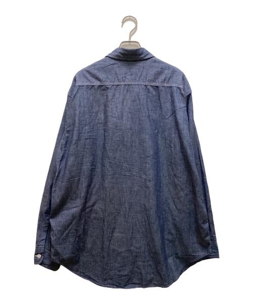 Time is on（タイムイズオン）Time is on (タイムイズオン) クラシックシャンブレーシャツ インディゴ サイズ:１の古着・服飾アイテム