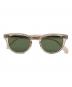 OLIVER PEOPLES（オリバーピープルズ）の古着「シェルドレイク クリフレーム サングラス」｜グリーン