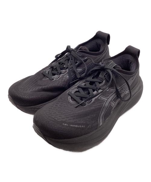 asics（アシックス）asics (アシックス) ゲル ニンバス 27 ブラック サイズ:２６．５の古着・服飾アイテム