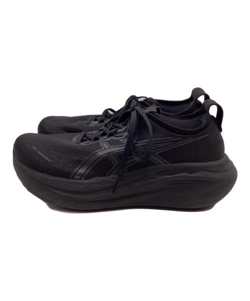 asics（アシックス）asics (アシックス) ゲル ニンバス 27 ブラック サイズ:２６．５の古着・服飾アイテム