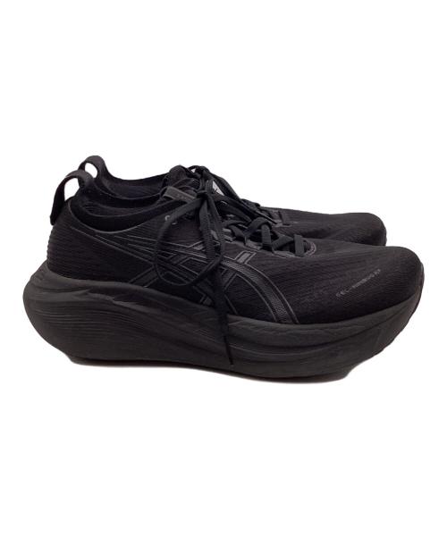 asics（アシックス）asics (アシックス) ゲル ニンバス 27 ブラック サイズ:２６．５の古着・服飾アイテム