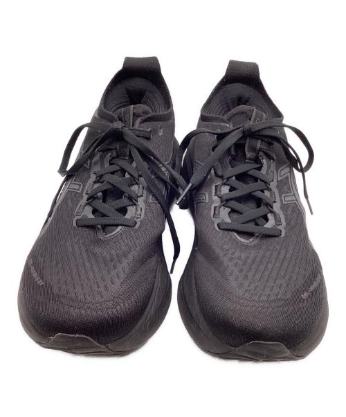 asics（アシックス）asics (アシックス) ゲル ニンバス 27 ブラック サイズ:２６．５の古着・服飾アイテム