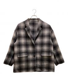 Spick and Span（スピック＆スパン）の古着「ウールミックスリバージャケット」｜グレー