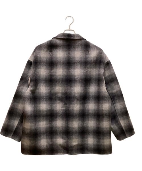 Spick and Span（スピック＆スパン）Spick and Span (スピック＆スパン) ウールミックスリバージャケット グレー サイズ:３８の古着・服飾アイテム