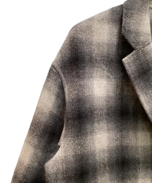Spick and Span（スピック＆スパン）Spick and Span (スピック＆スパン) ウールミックスリバージャケット グレー サイズ:３８の古着・服飾アイテム