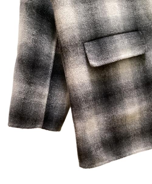 Spick and Span（スピック＆スパン）Spick and Span (スピック＆スパン) ウールミックスリバージャケット グレー サイズ:３８の古着・服飾アイテム