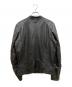 DIESEL (ディーゼル) ラムレザーシングルライダースジャケット ブラック サイズ:S：13000円