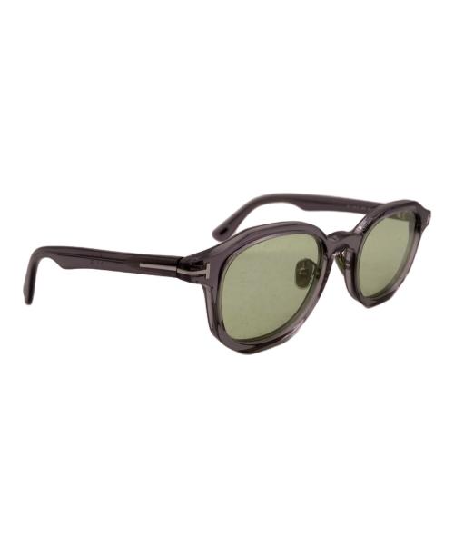 TOM FORD（トムフォード）TOM FORD (トムフォード) ウェリントン型 セルフレーム フルリム クリングスタイプ サングラス Shiny Gray サイズ:SIZE 50□21 145の古着・服飾アイテム