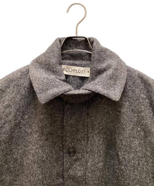 POLYPLOID（ポリプロイド）POLYPLOID (ポリプロイド) ポンチョ グレー サイズ:３の古着・服飾アイテム