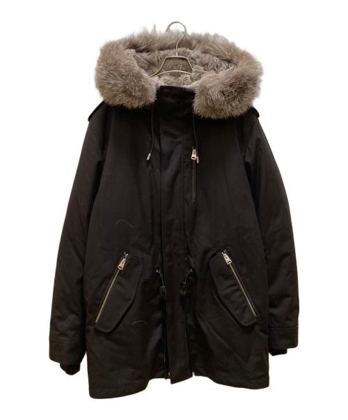 mackage（マッカージュ）mackage (マッカージュ) フォックスファーフルジップコート ブラック サイズ:40の古着・服飾アイテム