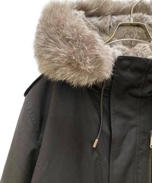 mackage（マッカージュ）mackage (マッカージュ) フォックスファーフルジップコート ブラック サイズ:40の古着・服飾アイテム