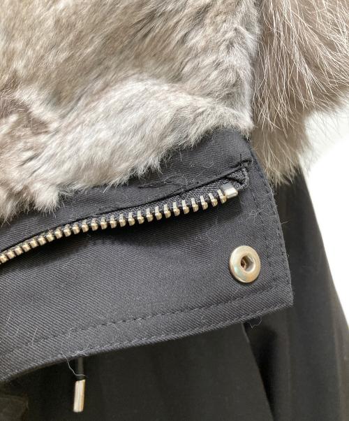 mackage（マッカージュ）mackage (マッカージュ) フォックスファーフルジップコート ブラック サイズ:40の古着・服飾アイテム