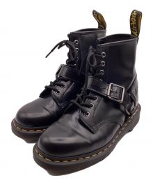 Dr.Martens（ドクターマーチン）の古着「ハーネス 8ホールレースアップブーツ」｜ブラック