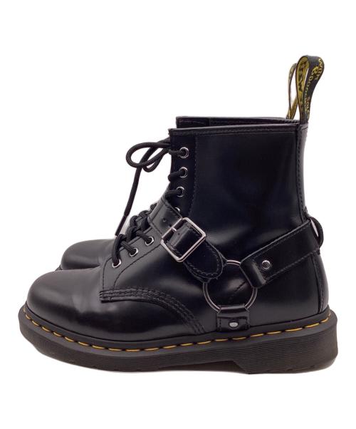 Dr.Martens（ドクターマーチン）Dr.Martens (ドクターマーチン) ハーネス 8ホールレースアップブーツ ブラック サイズ:uk7の古着・服飾アイテム