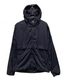 Pyrenex（ピレネックス）の古着「ナイロンフーデッドジャケット」｜ネイビー