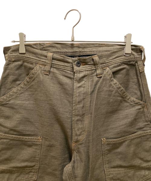 freewheelers（フリーホイーラーズ）freewheelers (フリーホイーラーズ) デリックマンオーバーオール オリーブグリーン サイズ:３０の古着・服飾アイテム