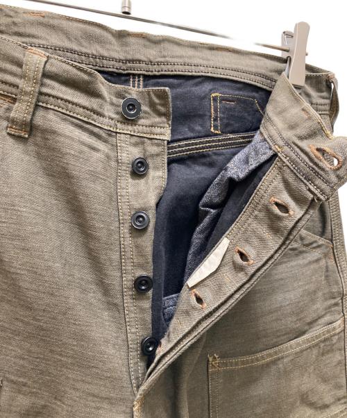 freewheelers（フリーホイーラーズ）freewheelers (フリーホイーラーズ) デリックマンオーバーオール オリーブグリーン サイズ:３０の古着・服飾アイテム