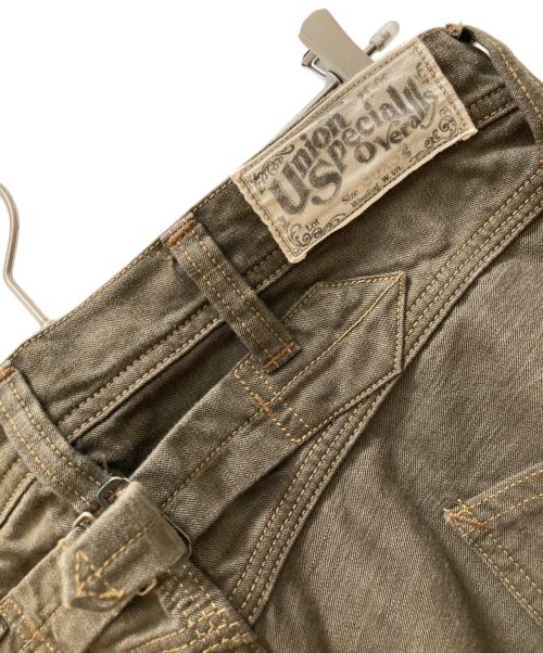 freewheelers（フリーホイーラーズ）freewheelers (フリーホイーラーズ) デリックマンオーバーオール オリーブグリーン サイズ:３０の古着・服飾アイテム
