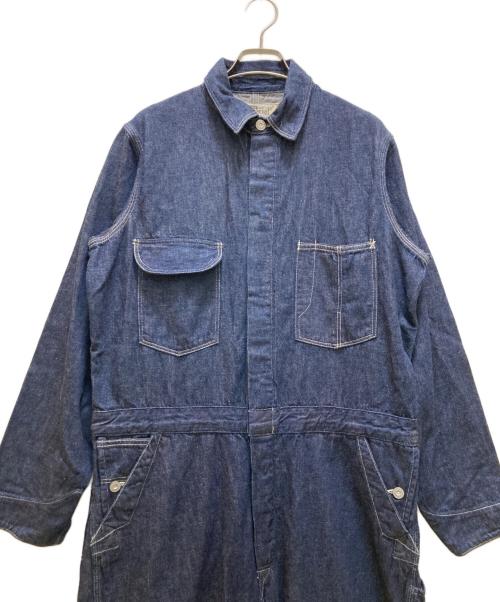 freewheelers（フリーホイーラーズ）freewheelers (フリーホイーラーズ) ユニオンオールズ ワークスーツ インディゴ サイズ:SIZE 38(実寸全長約164cm・身幅約61cm）の古着・服飾アイテム