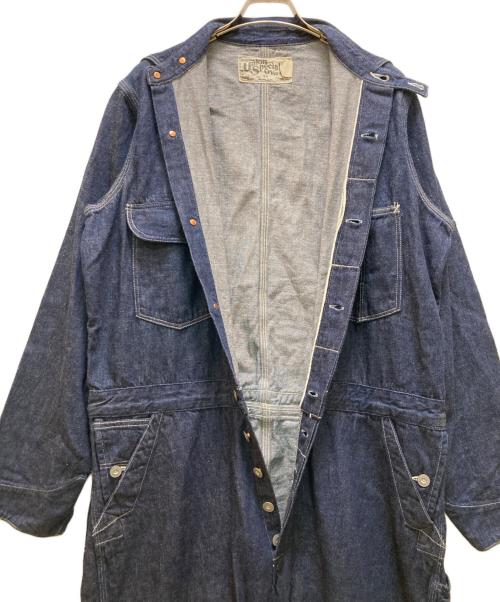 freewheelers（フリーホイーラーズ）freewheelers (フリーホイーラーズ) ユニオンオールズ ワークスーツ インディゴ サイズ:SIZE 38(実寸全長約164cm・身幅約61cm）の古着・服飾アイテム