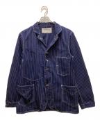 freewheelersフリーホイーラーズ）の古着「ウォバッシュストライプカバーオール」｜インディゴ
