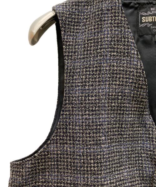 freewheelers（フリーホイーラーズ）freewheelers (フリーホイーラーズ) サブタリアン ツイード ディランベスト グレー サイズ:３８の古着・服飾アイテム