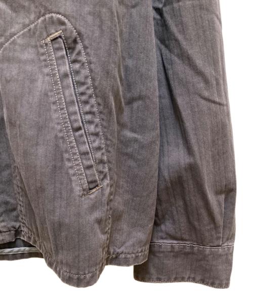 TWO MOON（トゥームーン）TWO MOON (トゥームーン) ヘリンボーンワークジャケット ブラック サイズ:４２の古着・服飾アイテム
