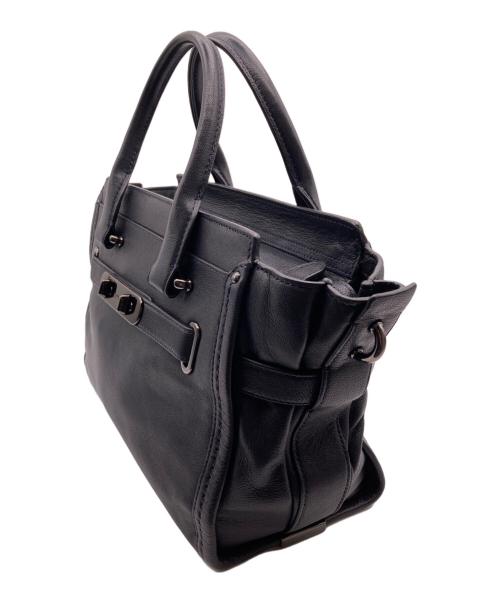 COACH（コーチ）COACH (コーチ) ターンロック2WAYバッグ ブラックの古着・服飾アイテム