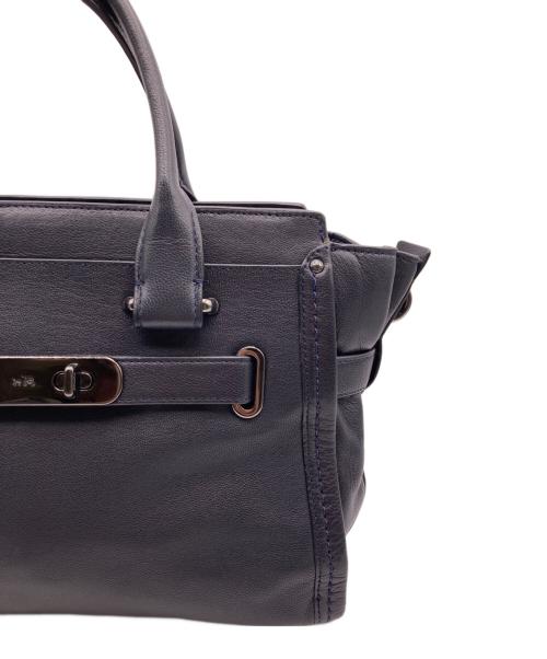 COACH（コーチ）COACH (コーチ) ターンロック2WAYバッグ ブラックの古着・服飾アイテム