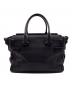 COACH (コーチ) ターンロック2WAYバッグ ブラック：12000円