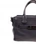 中古・古着 COACH (コーチ) ターンロック2WAYバッグ ブラック：12000円