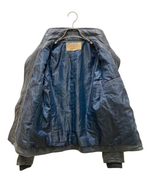 AVIREX（アヴィレックス）AVIREX (アヴィレックス) M-65 レザージャケット グレー サイズ:Mの古着・服飾アイテム