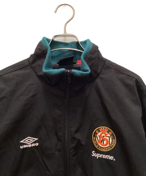 UMBRO（アンブロ）UMBRO (アンブロ) Supreme (シュプリーム) コットンリップストップトラックジャケット ブラック サイズ:ｘｌの古着・服飾アイテム